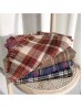 Plaid Print Blanket Scarf 